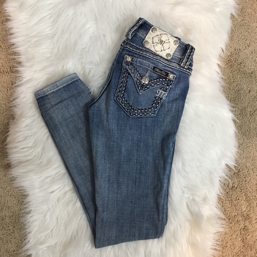 Miss me skinny light wash jeans